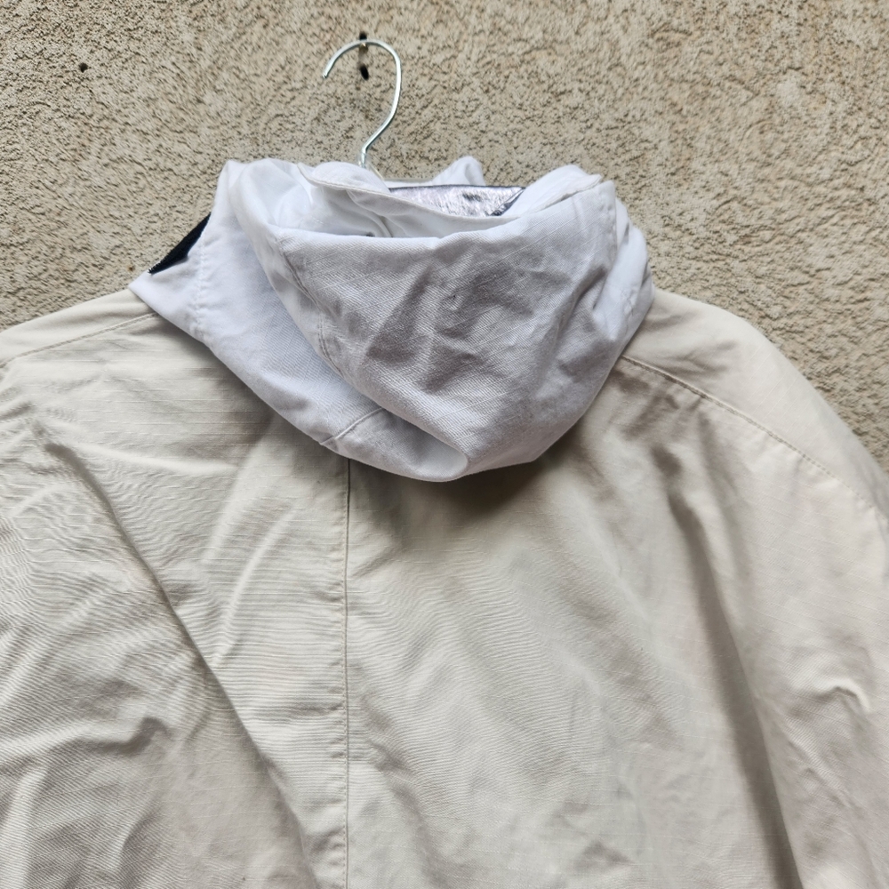 NIKE Air Force Jacket Men's Large White Pullover Half Zip Snowboard Ski Hoodie - Picture 8 of 16